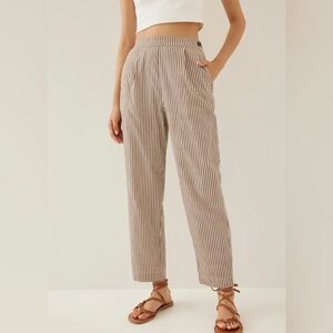 Love Bonito Grenda Elastic Striped Peg Leg Pants